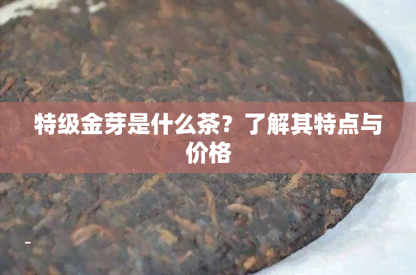 特级金芽是什么茶？了解其特点与价格