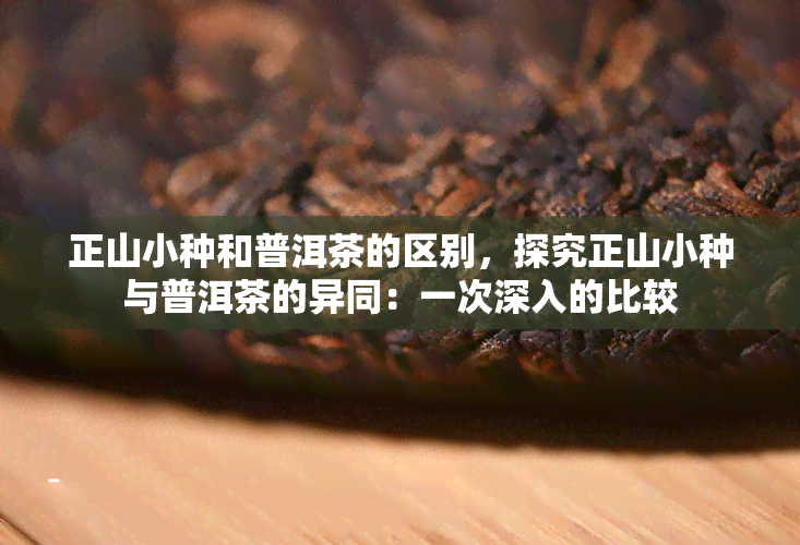 正山小种和普洱茶的区别，探究正山小种与普洱茶的异同：一次深入的比较