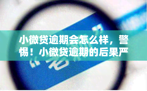 小微贷逾期会怎么样，警惕！小微贷逾期的后果严重性