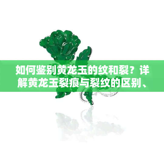 如何鉴别黄龙玉的纹和裂？详解黄龙玉裂痕与裂纹的区别、特点及价值影响