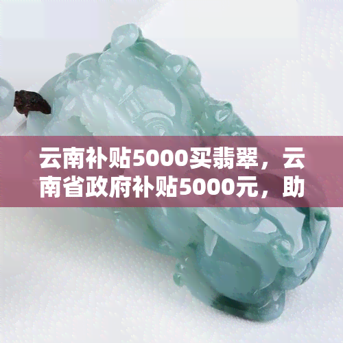 云南补贴5000买翡翠，云南省 *** 补贴5000元，助您轻松购买翡翠！