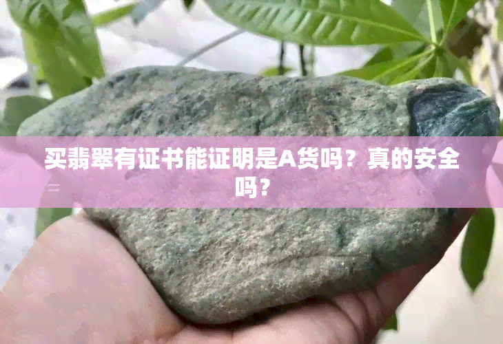 买翡翠有证书能证明是A货吗？真的安全吗？