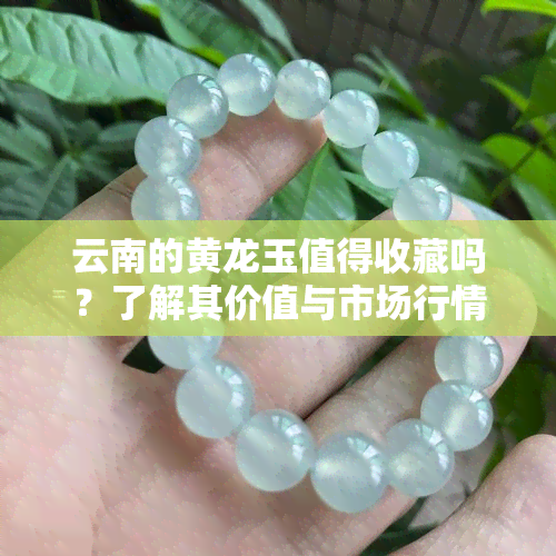 云南的黄龙玉值得收藏吗？了解其价值与市场行情