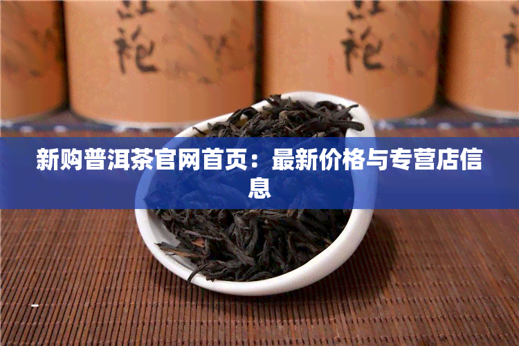 新购普洱茶官网首页：最新价格与专营店信息