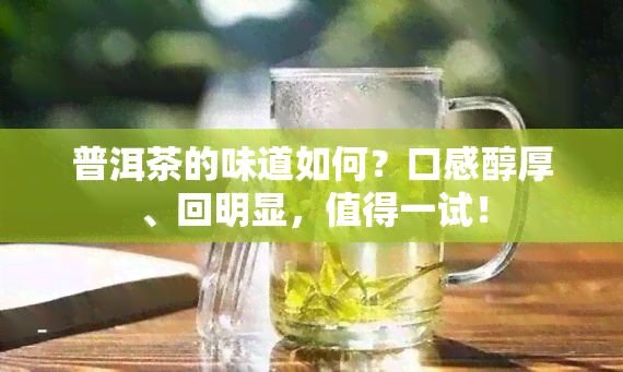 普洱茶的味道如何？口感醇厚、回明显，值得一试！