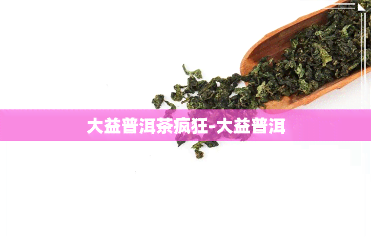 大益普洱茶疯狂-大益普洱