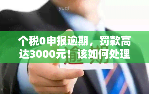 个税0申报逾期，罚款高达3000元！该如何处理？