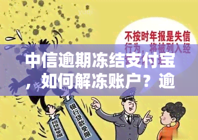 中信逾期冻结支付宝，如何解冻账户？逾期后全部冻结，解决办法是什么？