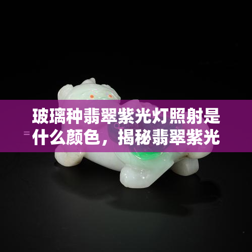 玻璃种翡翠紫光灯照射是什么颜色，揭秘翡翠紫光灯下的玻璃种翡翠：神秘色彩全解析！