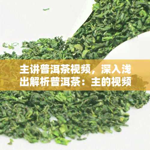 主讲普洱茶视频，深入浅出解析普洱茶：主的视频讲解