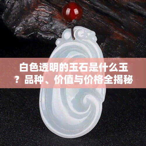 白色透明的玉石是什么玉？品种、价值与价格全揭秘！