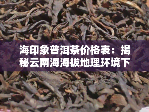 海印象普洱茶价格表：揭秘云南海海拔地理环境下的优质普洱茶