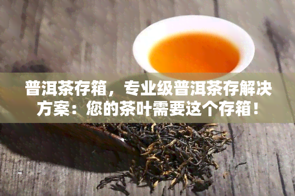 普洱茶存箱，专业级普洱茶存解决方案：您的茶叶需要这个存箱！