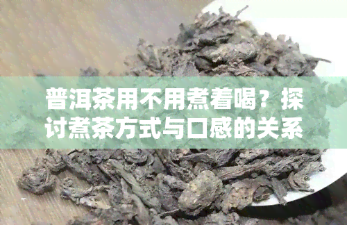 普洱茶用不用煮着喝？探讨煮茶方式与口感的关系