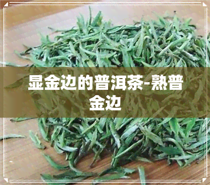 显金边的普洱茶-熟普金边