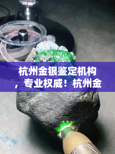 杭州金银鉴定机构，专业权威！杭州金银鉴定机构，为您提供准确可靠的金银鉴定服务