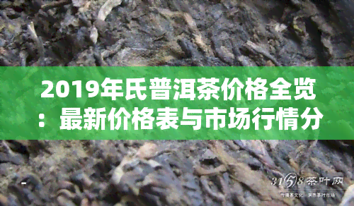 2019年氏普洱茶价格全览：最新价格表与市场行情分析