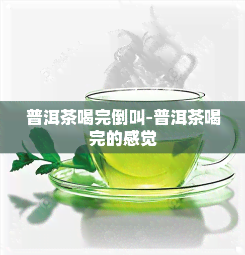 普洱茶喝完倒叫-普洱茶喝完的感觉