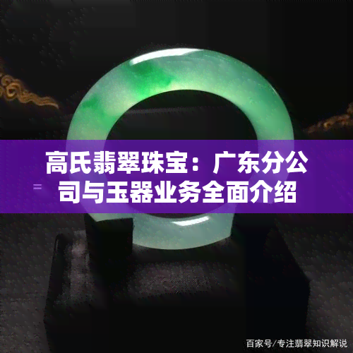 高氏翡翠珠宝：广东分公司与玉器业务全面介绍