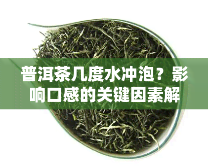 普洱茶几度水冲泡？影响口感的关键因素解析