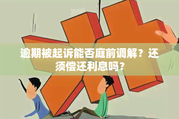 逾期被起诉能否庭前调解？还须偿还利息吗？