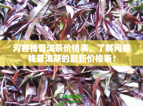 河客栈普洱茶价格表，了解河客栈普洱茶的最新价格表！