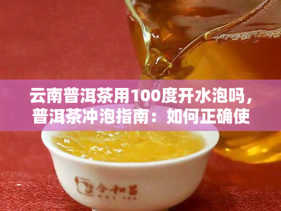 云南普洱茶用100度开水泡吗，普洱茶冲泡指南：如何正确使用100度开水冲泡云南普洱茶？