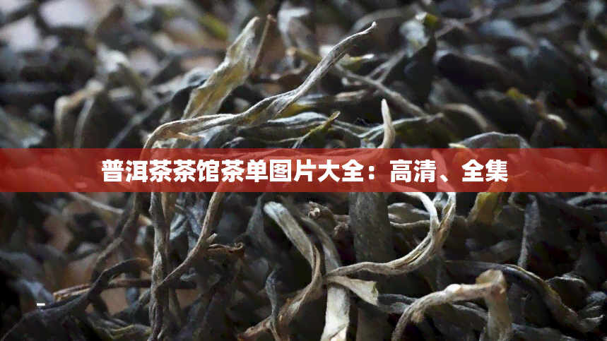 普洱茶茶馆茶单图片大全：高清、全集