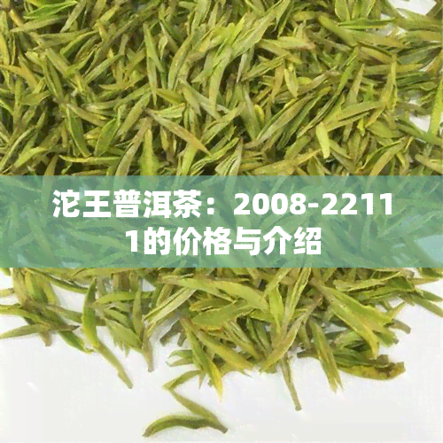 沱王普洱茶：2008-22111的价格与介绍