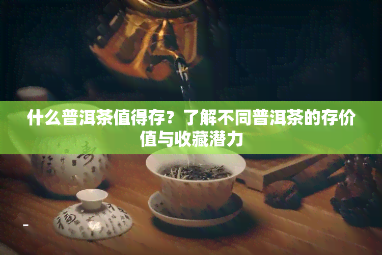 什么普洱茶值得存？了解不同普洱茶的存价值与收藏潜力