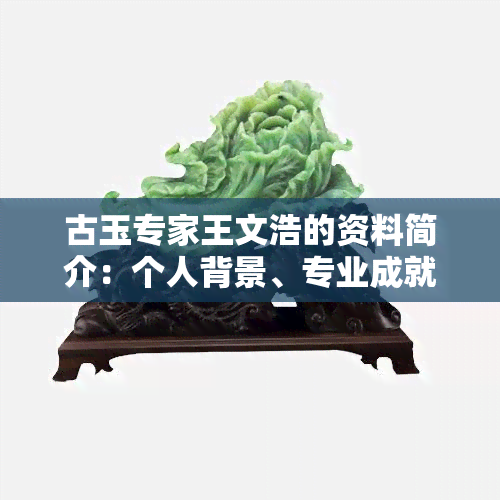 古玉专家王文浩的资料简介：个人背景、专业成就与联系方式