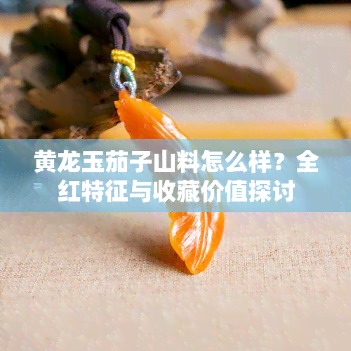 黄龙玉茄子山料怎么样？全红特征与收藏价值探讨