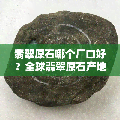 翡翠原石哪个厂口好？全球翡翠原石产地及场解析