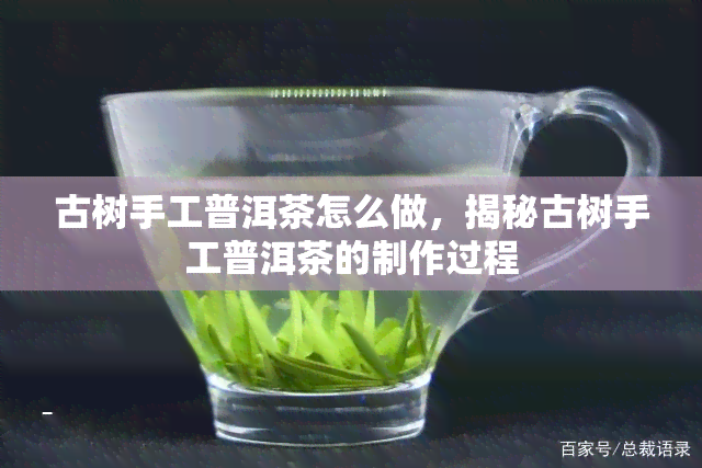 古树手工普洱茶怎么做，揭秘古树手工普洱茶的制作过程