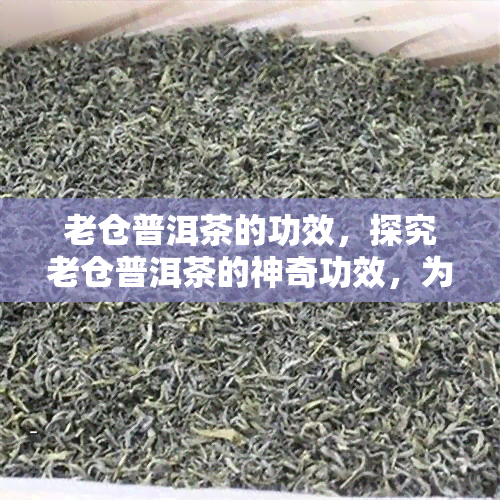 老仓普洱茶的功效，探究老仓普洱茶的神奇功效，为何备受推崇？