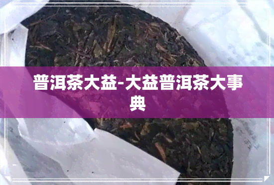 普洱茶大益-大益普洱茶大事典