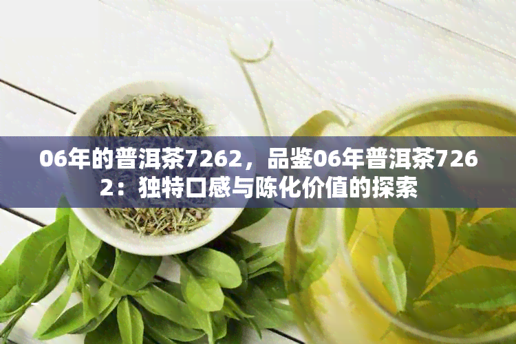 06年的普洱茶7262，品鉴06年普洱茶7262：独特口感与陈化价值的探索