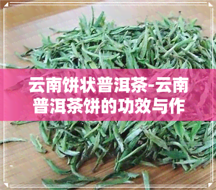 云南饼状普洱茶-云南普洱茶饼的功效与作用