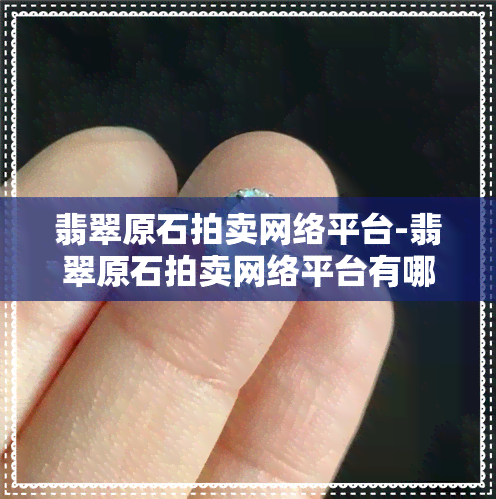 翡翠原石拍卖网络平台-翡翠原石拍卖网络平台有哪些