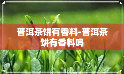 普洱茶饼有香料-普洱茶饼有香料吗