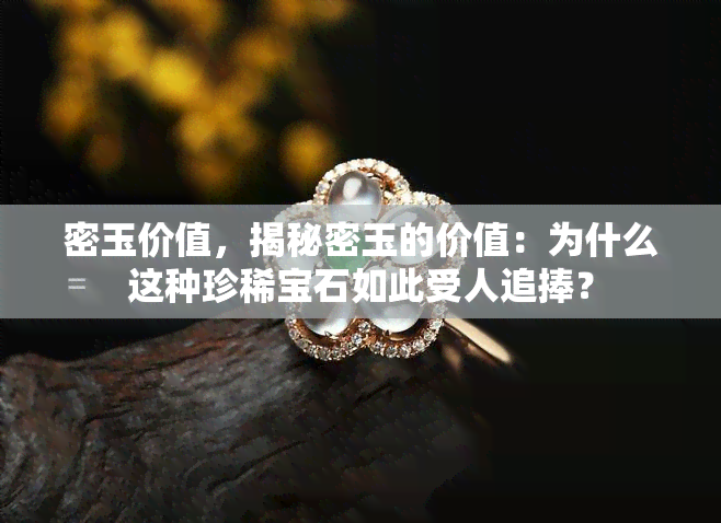 密玉价值，揭秘密玉的价值：为什么这种珍稀宝石如此受人追捧？