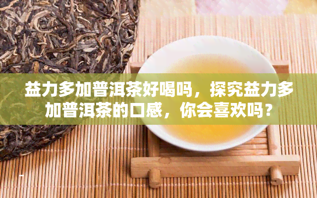 益力多加普洱茶好喝吗，探究益力多加普洱茶的口感，你会喜欢吗？