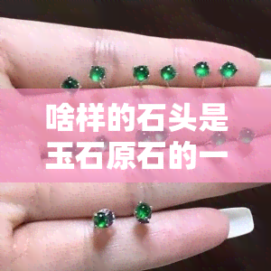 啥样的石头是玉石原石的一种，探秘玉石世界：了解什么是玉石原石的一种？