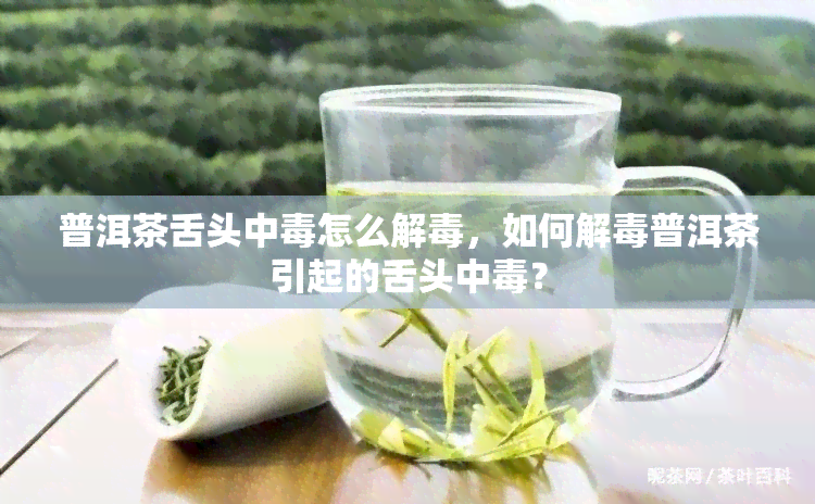 普洱茶舌头中怎么解，如何解普洱茶引起的舌头中？