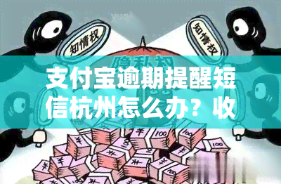 支付宝逾期提醒短信杭州怎么办？收到通告、通知或短信样式，需要前往杭州处理逾期问题。