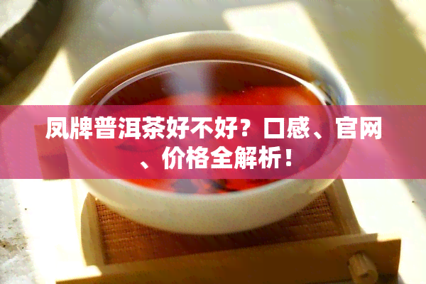 凤牌普洱茶好不好？口感、官网、价格全解析！