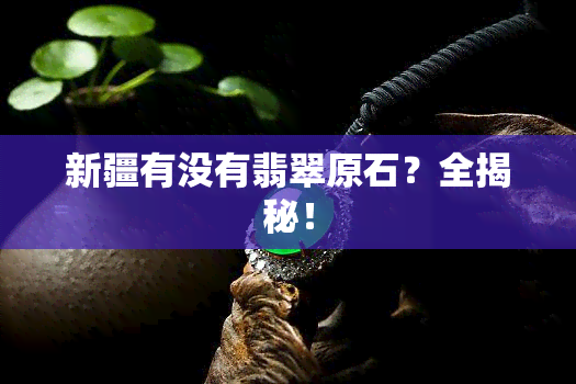 新疆有没有翡翠原石？全揭秘！