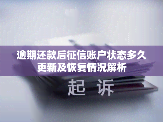 逾期还款后账户状态多久更新及恢复情况解析