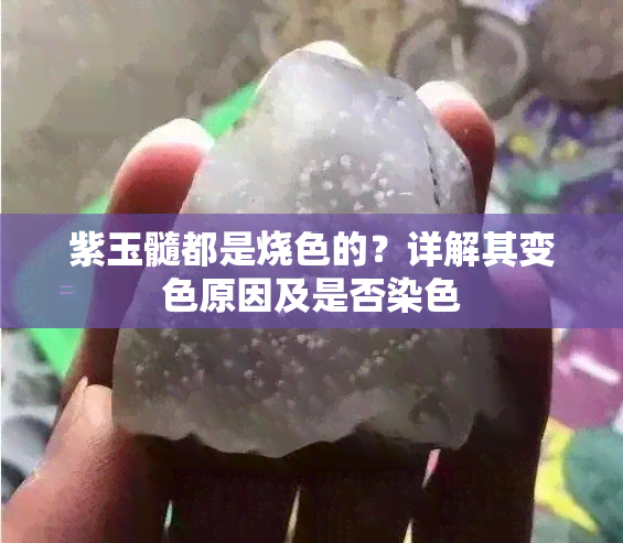 紫玉髓都是烧色的？详解其变色原因及是否染色