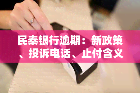 民泰银行逾期：新政策、投诉电话、止付含义、分期业务、利息及协商还款全解析